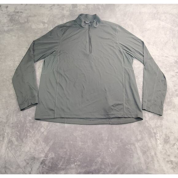 The North Face Sz XXL Men's 1/4 Zip Performance Thermal Pullover Gray C11-5 - Picture 1 of 8